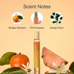 Skylar Citrus Reverie packaging box communicates vegan, hypoallergenic fragrance values