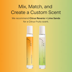 Skylar Citrus Reverie scent sample blotter conveys light, approachable aroma