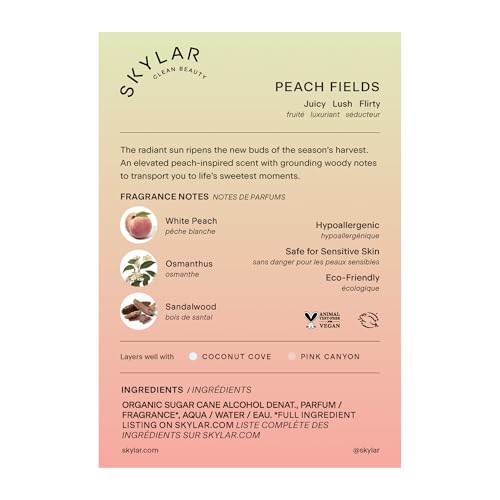 Close-up of Peach Fields bottle cap highlighting crisp fruit notes.