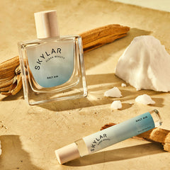 Skylar Salt Air cotton blossom accent conveys airy softness.