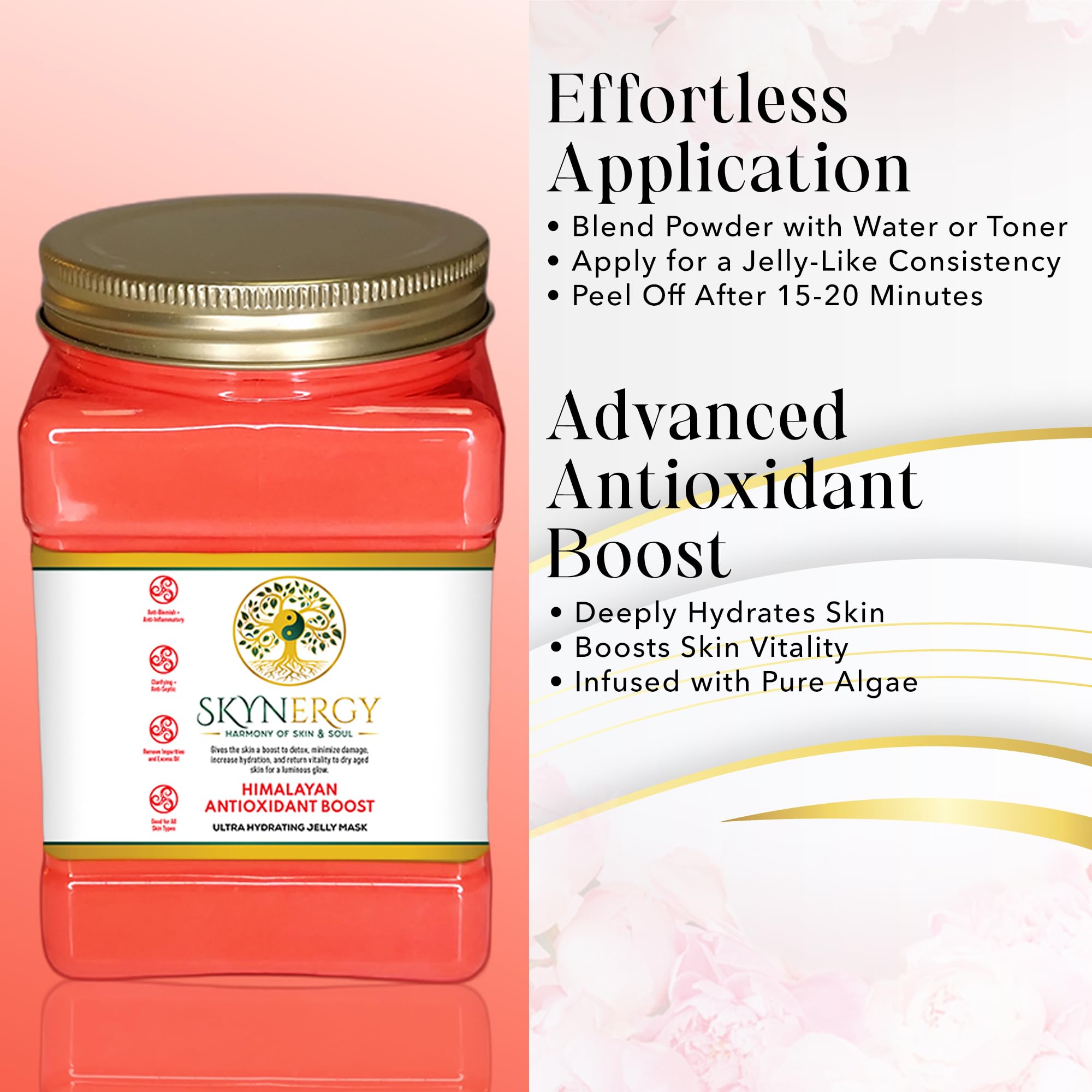 SKYNERGY peel-off action reveals refreshed, smooth skin.