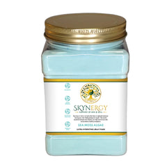 Packaging of SKYNERGY Sea Moss Algae Jelly Mask displaying spa-grade care for home routines.