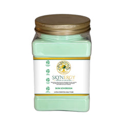 Skynergy Skin Sovereign jelly mask jar front view for radiant hydration.