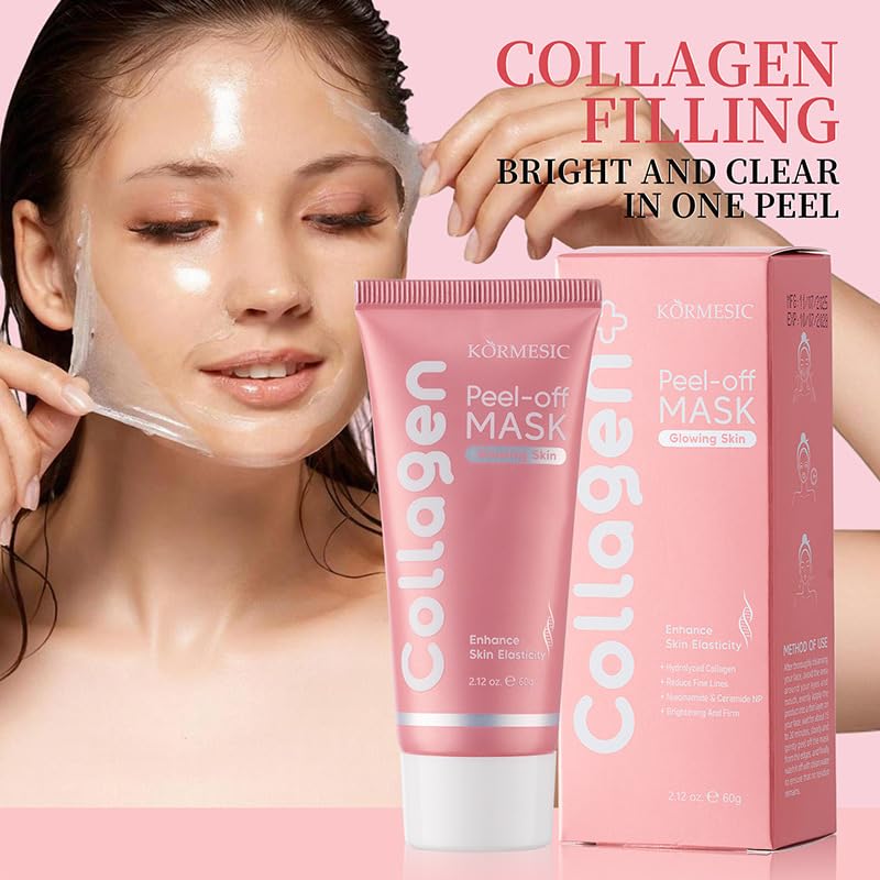 Skynflow collagen serum bottle highlighting concentrated actives for firmer-looking skin
