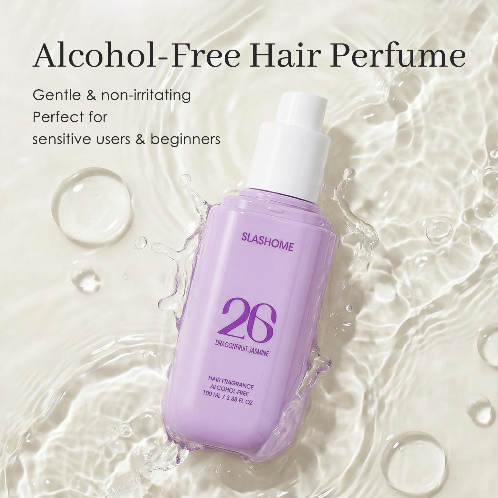 Slashome Dragonfruit Jasmine mist on fabric for subtle scent.