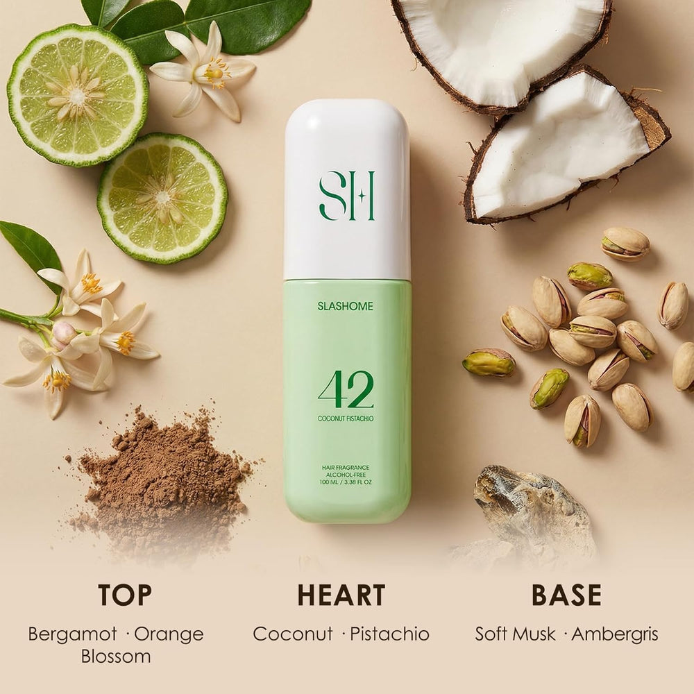 Slashome coconut pistachio travel-compact for on-the-go use