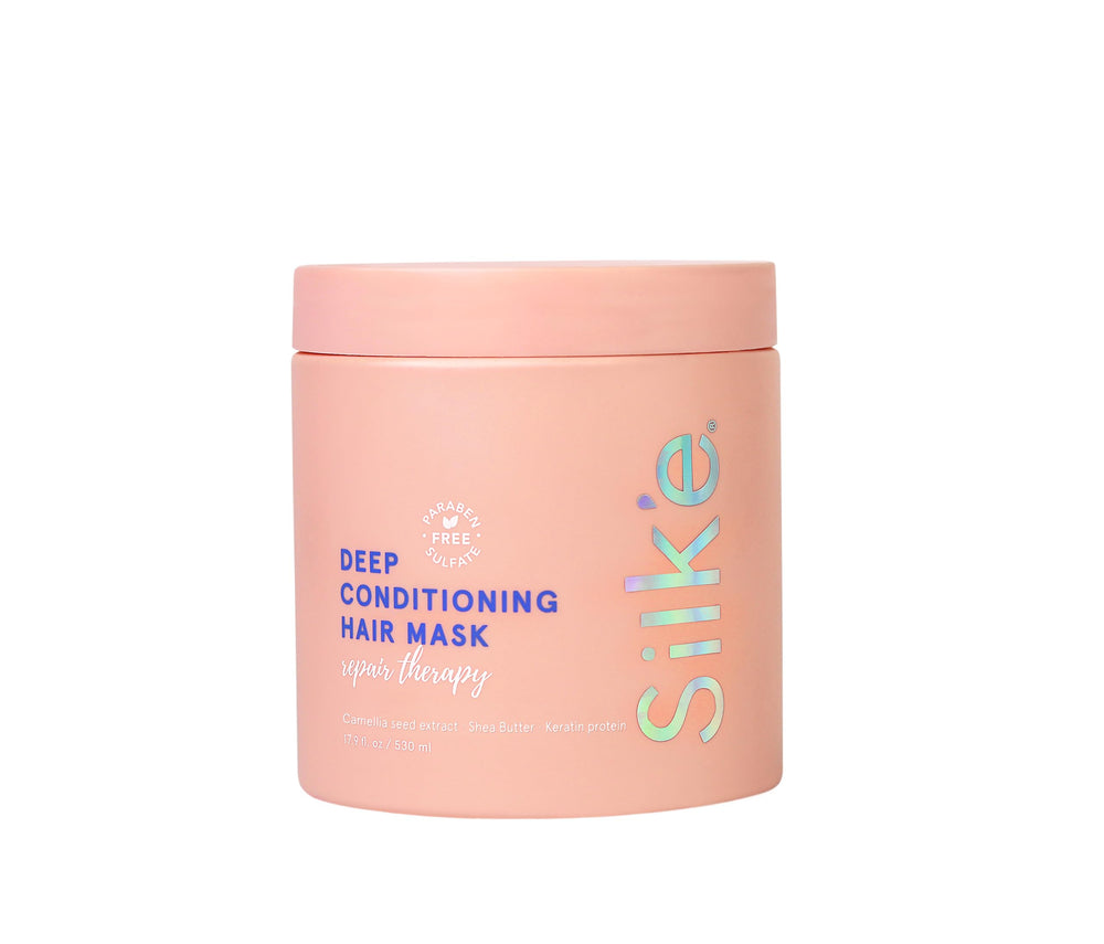 Sleek'e Silk'e Repair Therapy packaging showing vegan and sulfate-free claim.