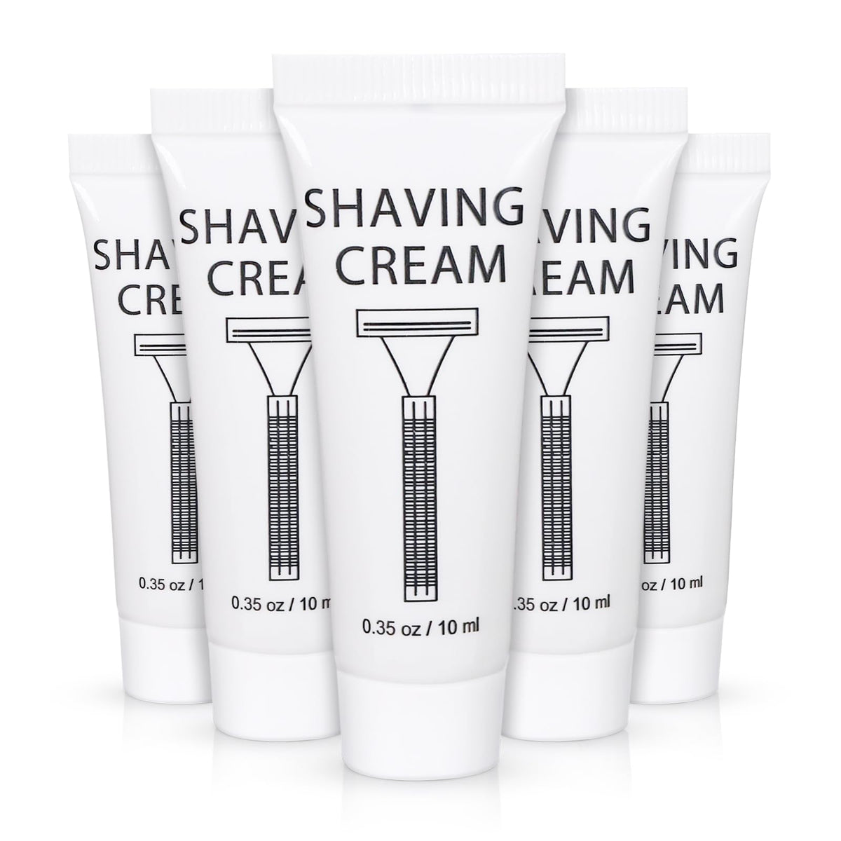 SLequipo 150-pack shaving cream tubes bulk supply for home and hospitality use.