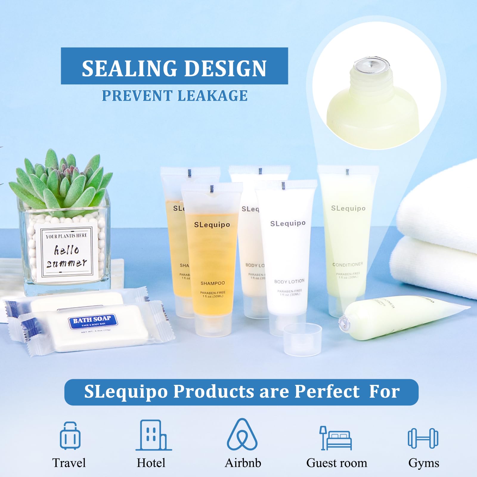 SLequipo travel conditioner 1oz smooths hair after travel
