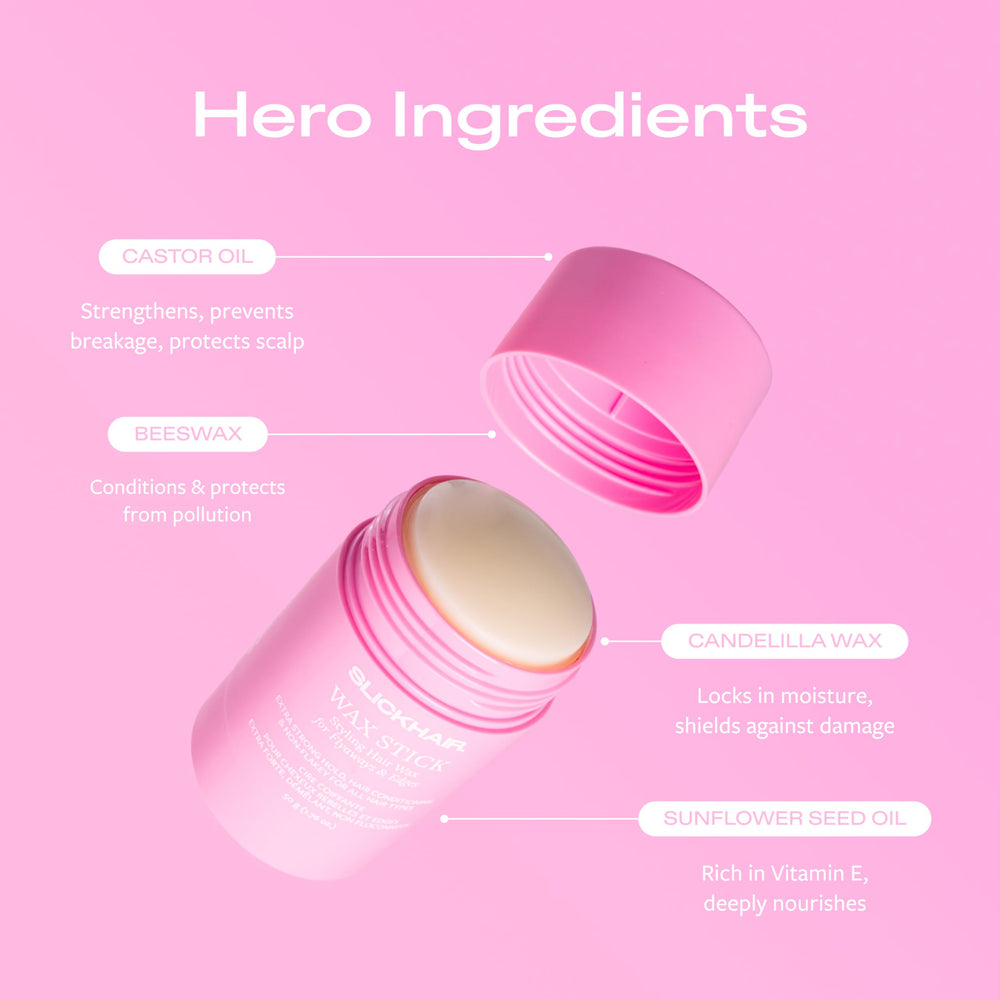 Slick Hair Company wax stick compact ideal for on-the-go styling