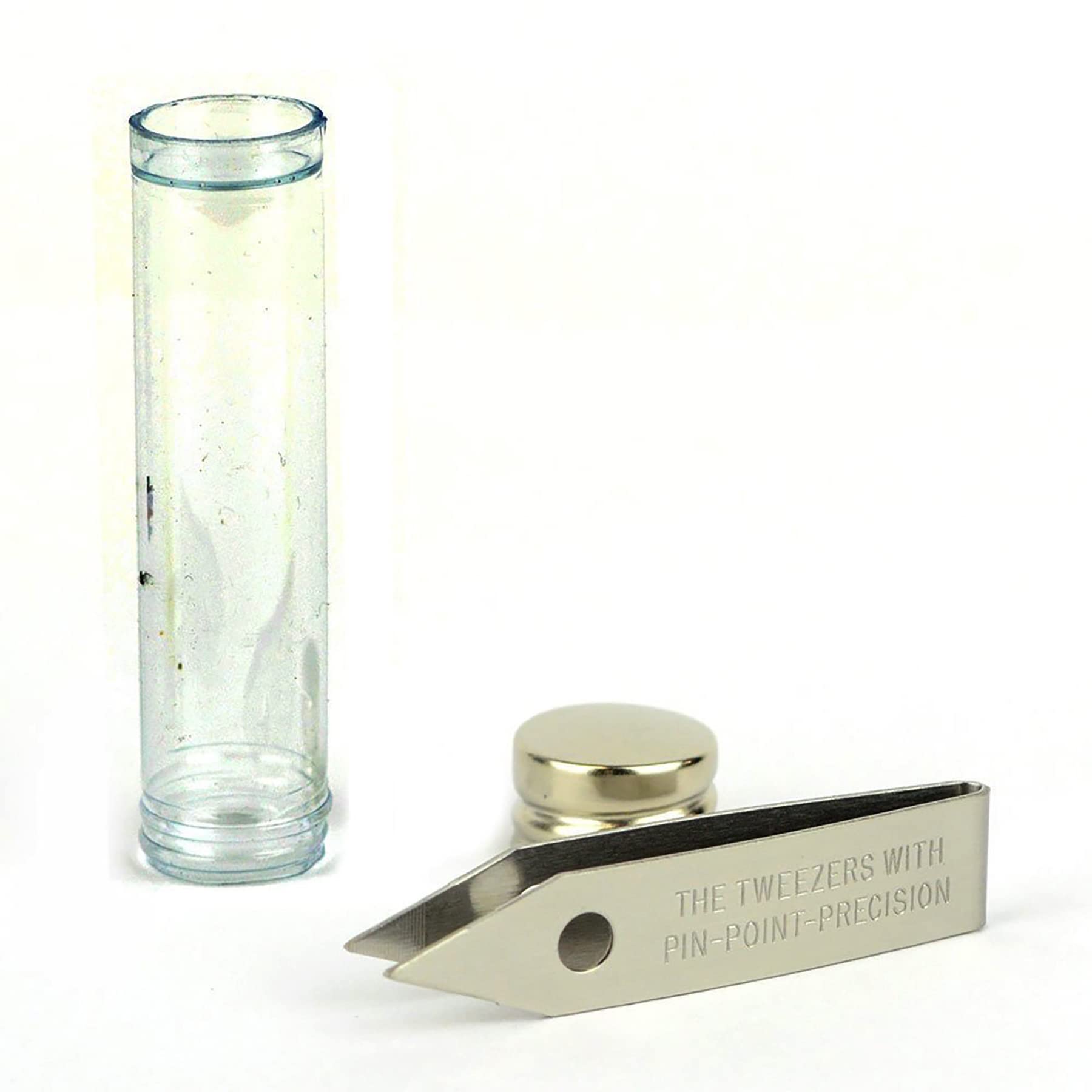 Sliver Gripper USA-made stainless steel tweezers for durable performance.