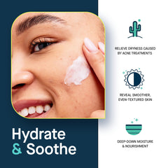 SLMD centella asiatica extract illustration highlighting calming hydration for sensitive skin.