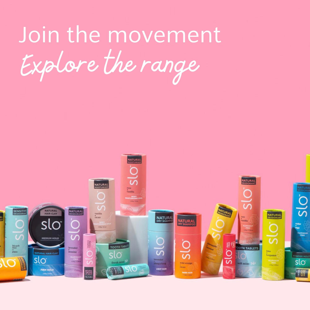 Slo all-natural ingredients gentle care for scalp and hair.