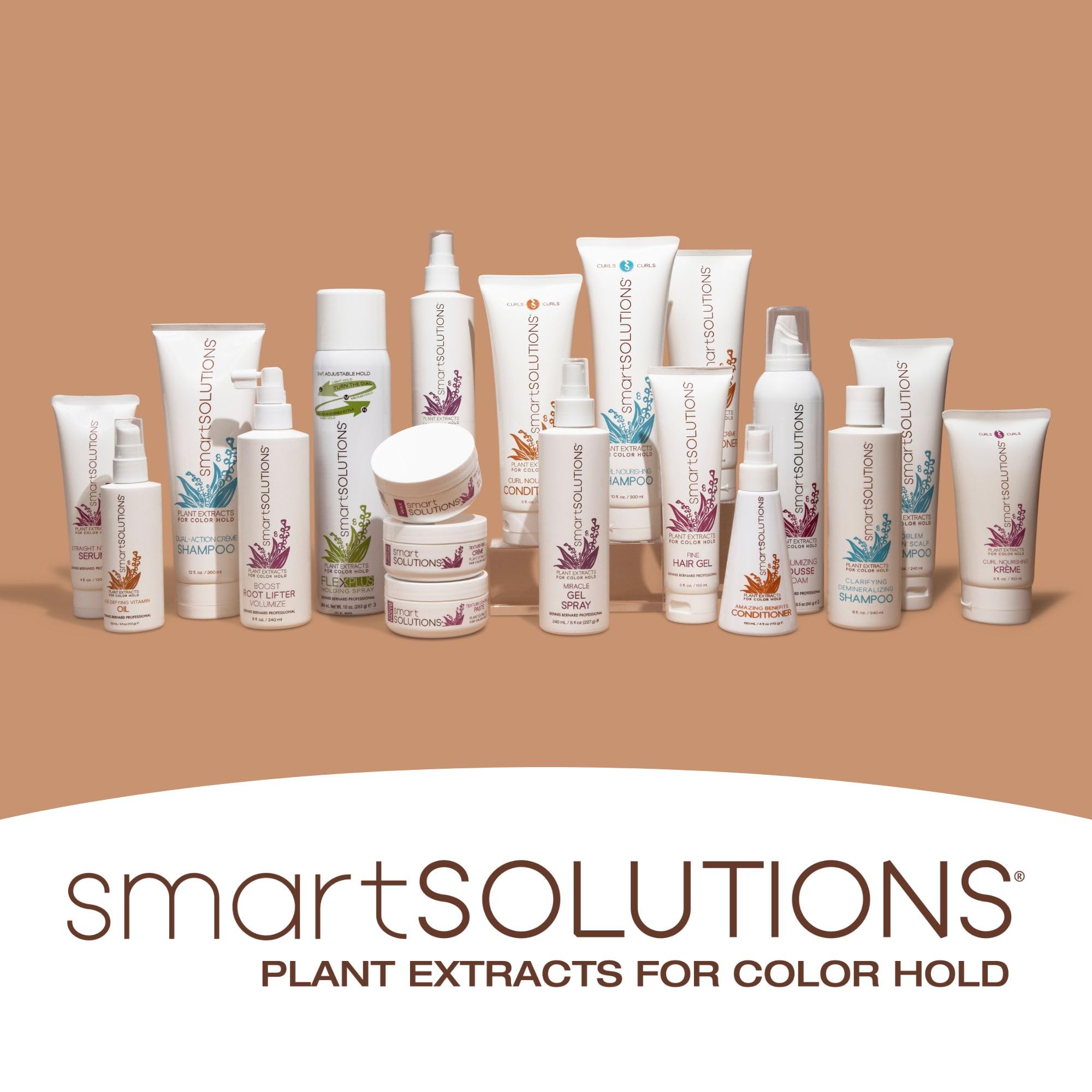 SMART SOLUTIONS Curl Nourishing Shampoo color-protection scene with plant-based filters