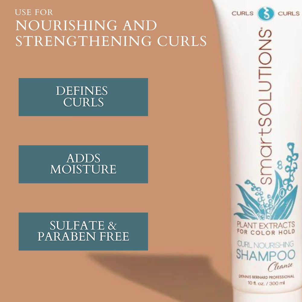 SMART SOLUTIONS Curl Nourishing Shampoo lather highlights moisturizing cleanse for curls