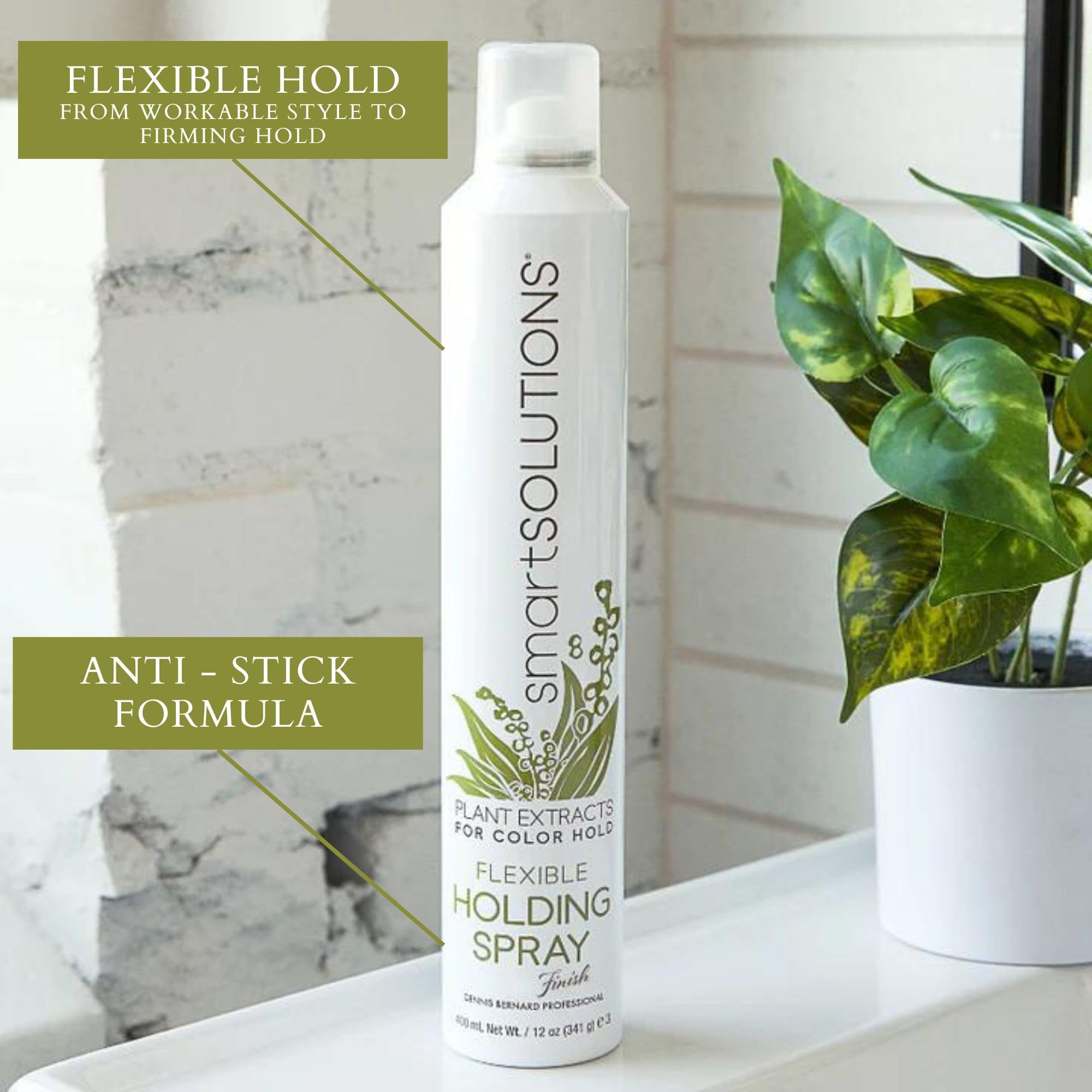 SMART SOLUTIONS Flexible Holding Spray application scene highlights easy-to-use finish