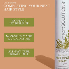 SMART SOLUTIONS Flexible Holding Spray shine finish without buildup