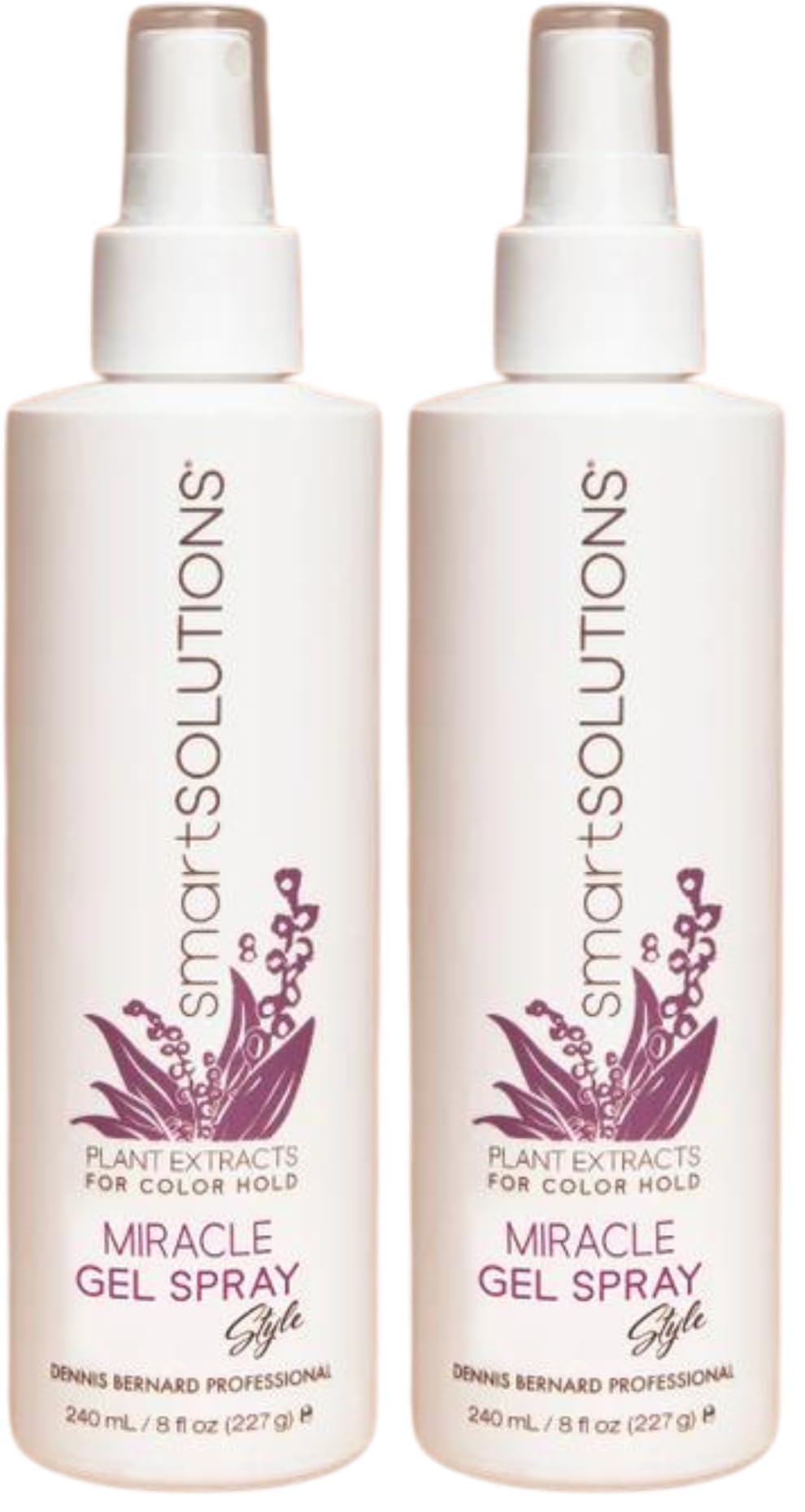 SMART SOLUTIONS Miracle Gel Spray bottle in 8 oz packaging delivering long-lasting hold.