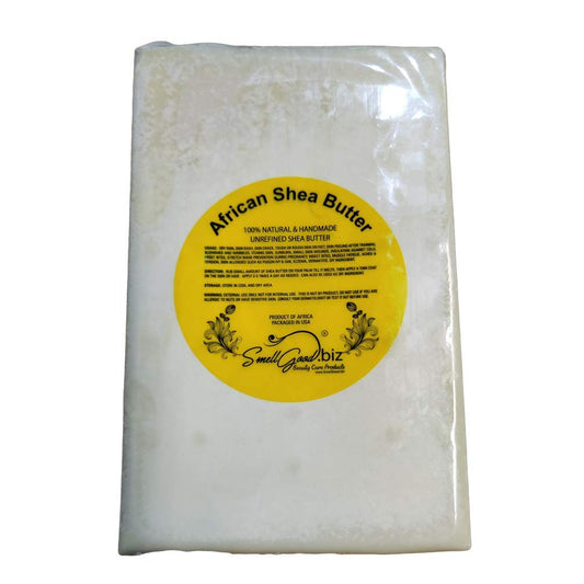 SmellGood Ivory Shea Butter 10lbs block for skin and hair nourishment.