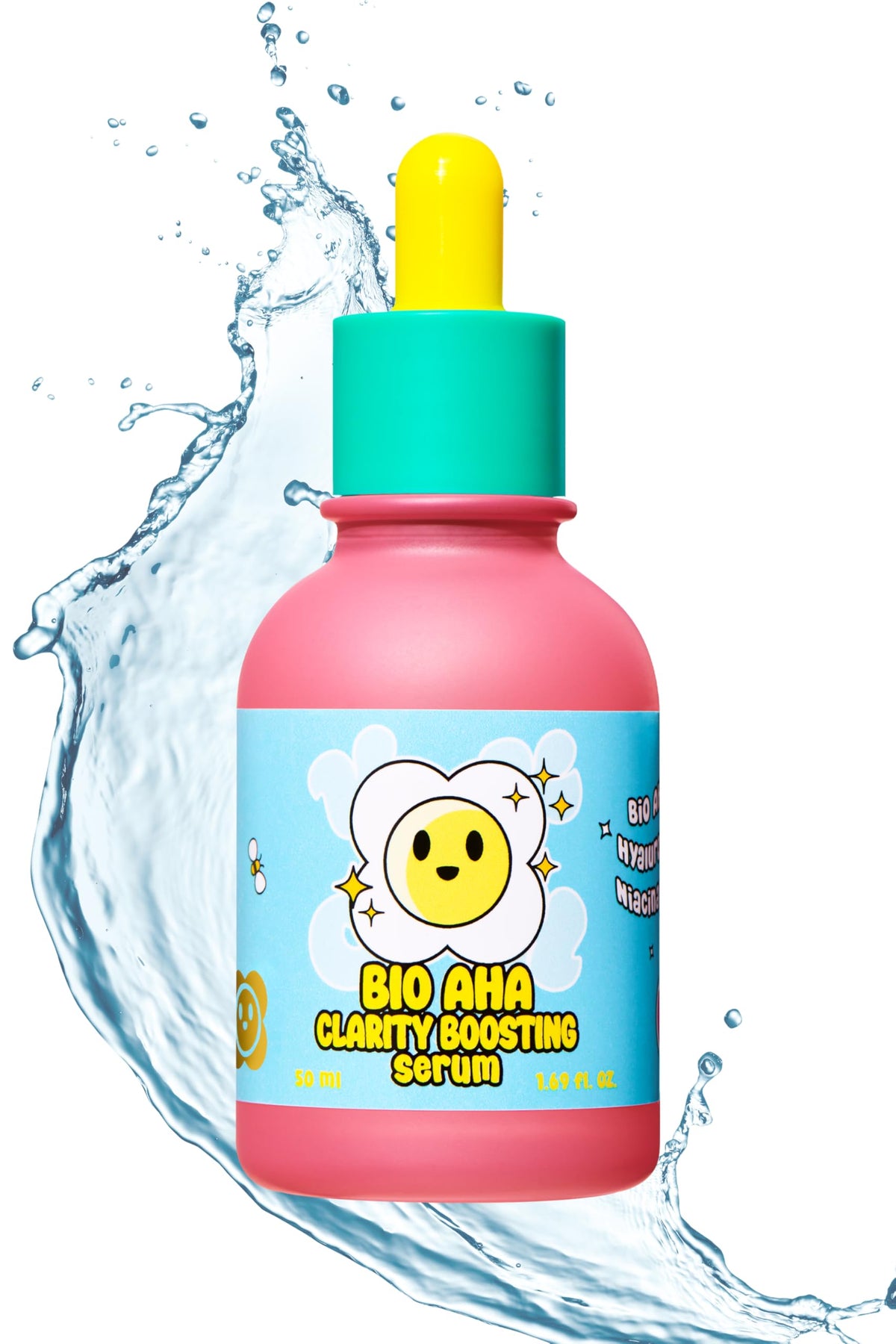 Smilebloom KKOCH serum bottle close-up for easy daily application