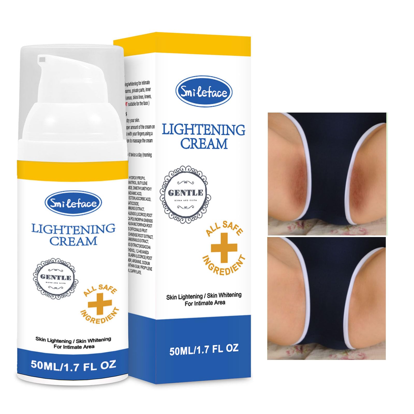 SMILEFACE gentle-formula-tube designed for sensitive skin without heaviness.
