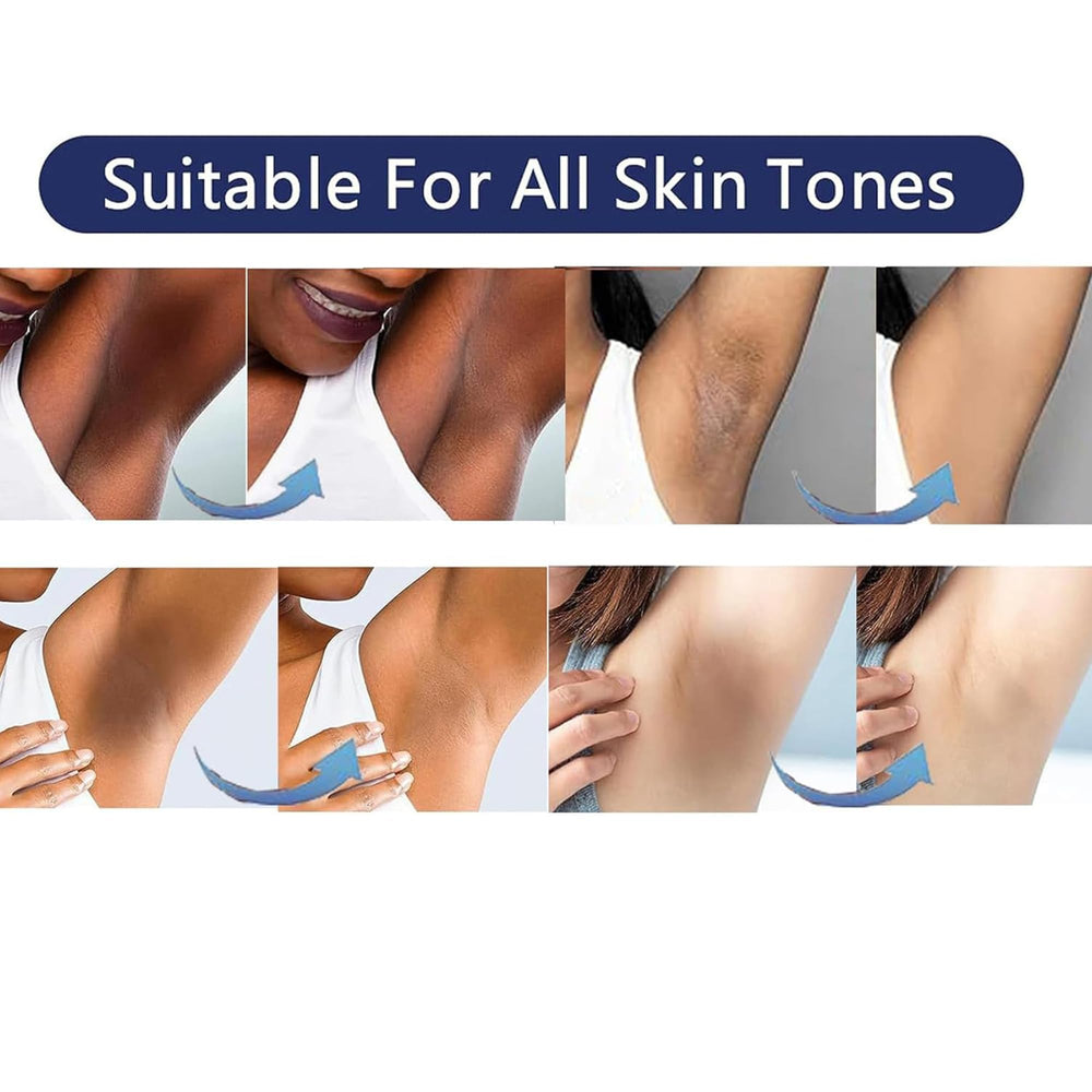 SMILEFACE underarms-cream-texture highlights light scent and quick absorption.