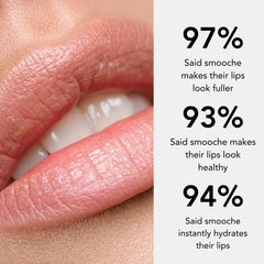 Smooche lip plumper applicator closeup shows smooth application and comfortable feel.