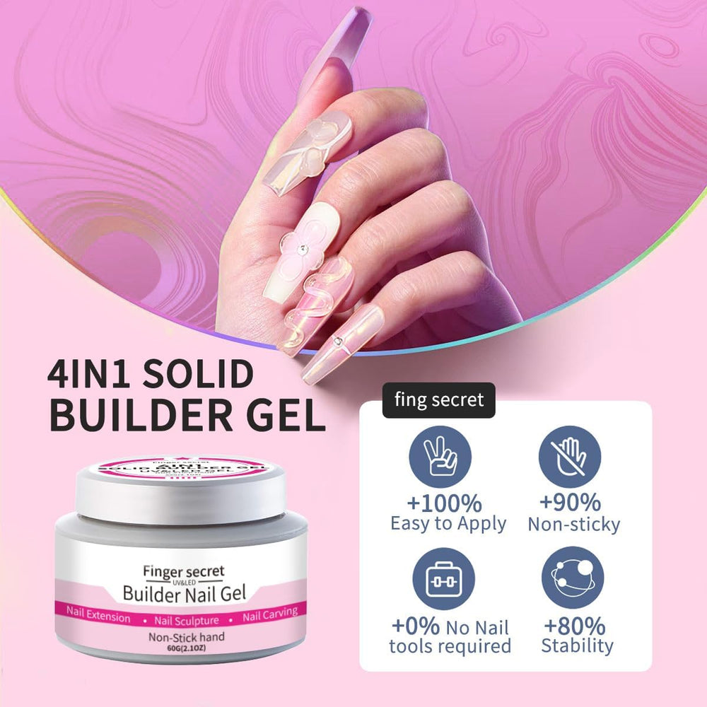 SMSMYXF nude builder gel for natural-looking extensions and shaping