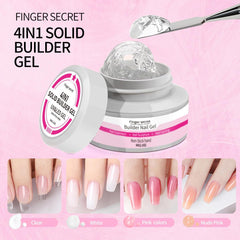 SMSMYXF pink builder gel for vibrant 3D nail art and sculpting