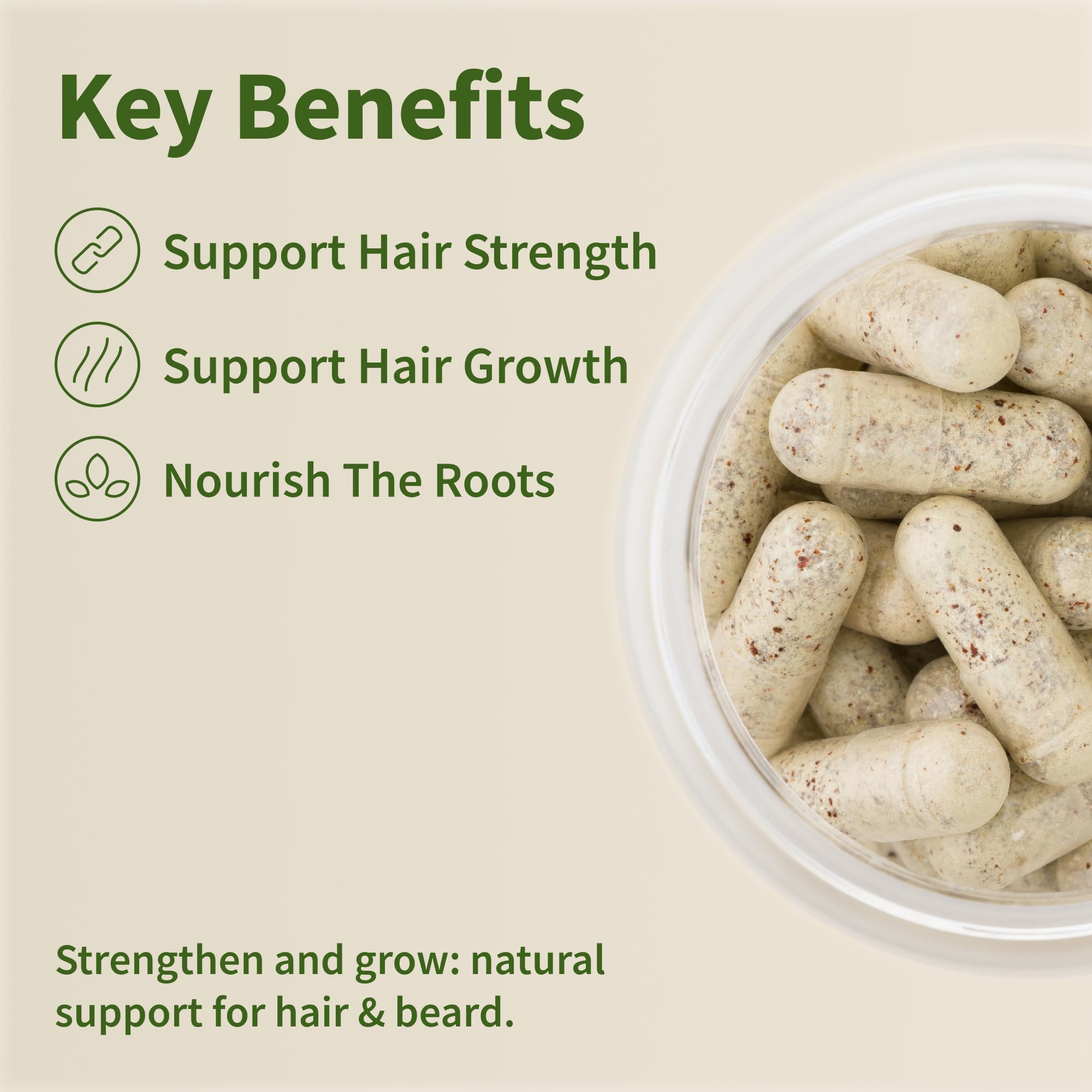 Snap Supplements collagen ingredient close-up - premium nutrient for hair strength.