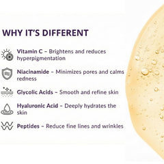 SNAYKAA serum dropper application demonstrates precise dosing for everyday radiance.