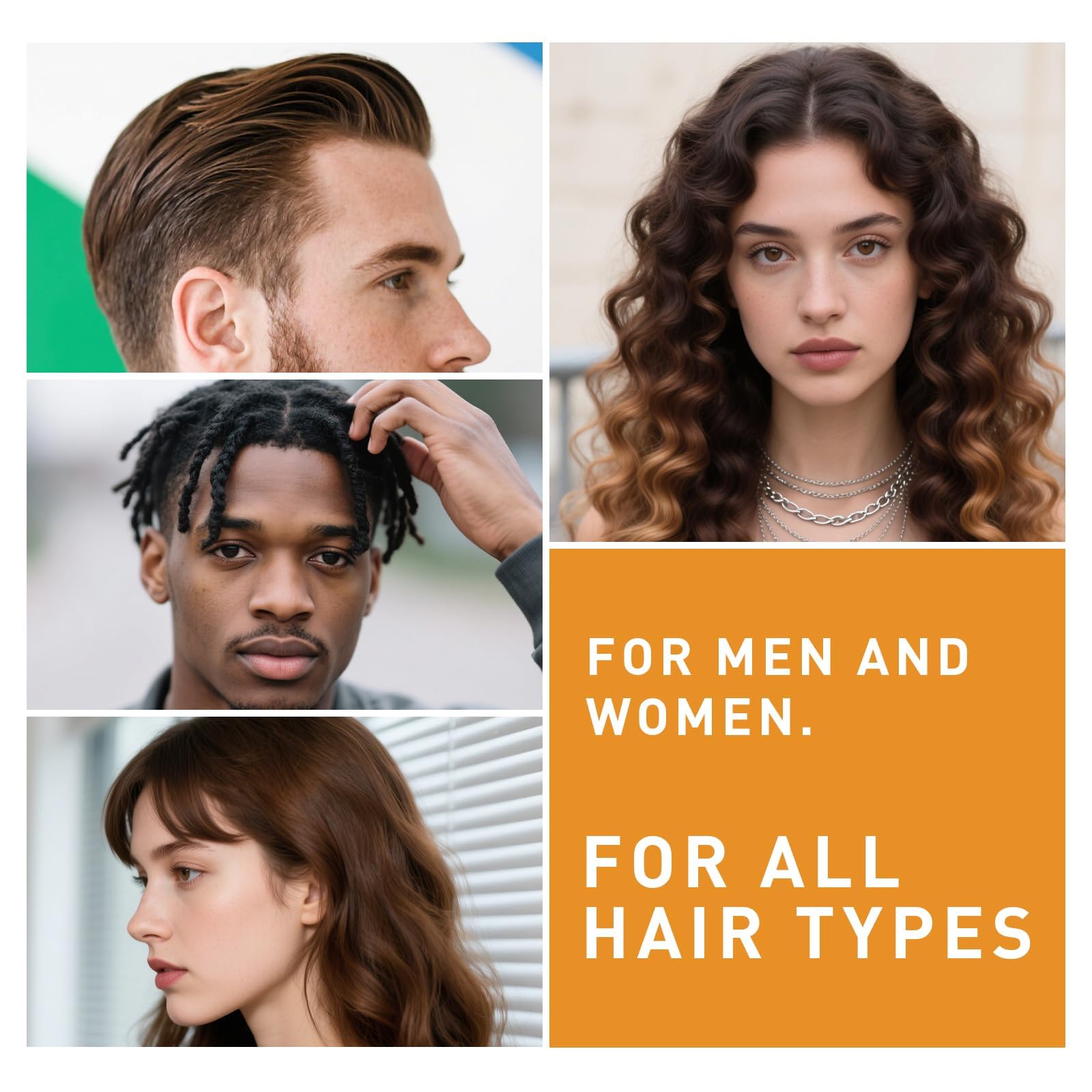 Snidin before and after scale comparison illustrating fuller-looking hair