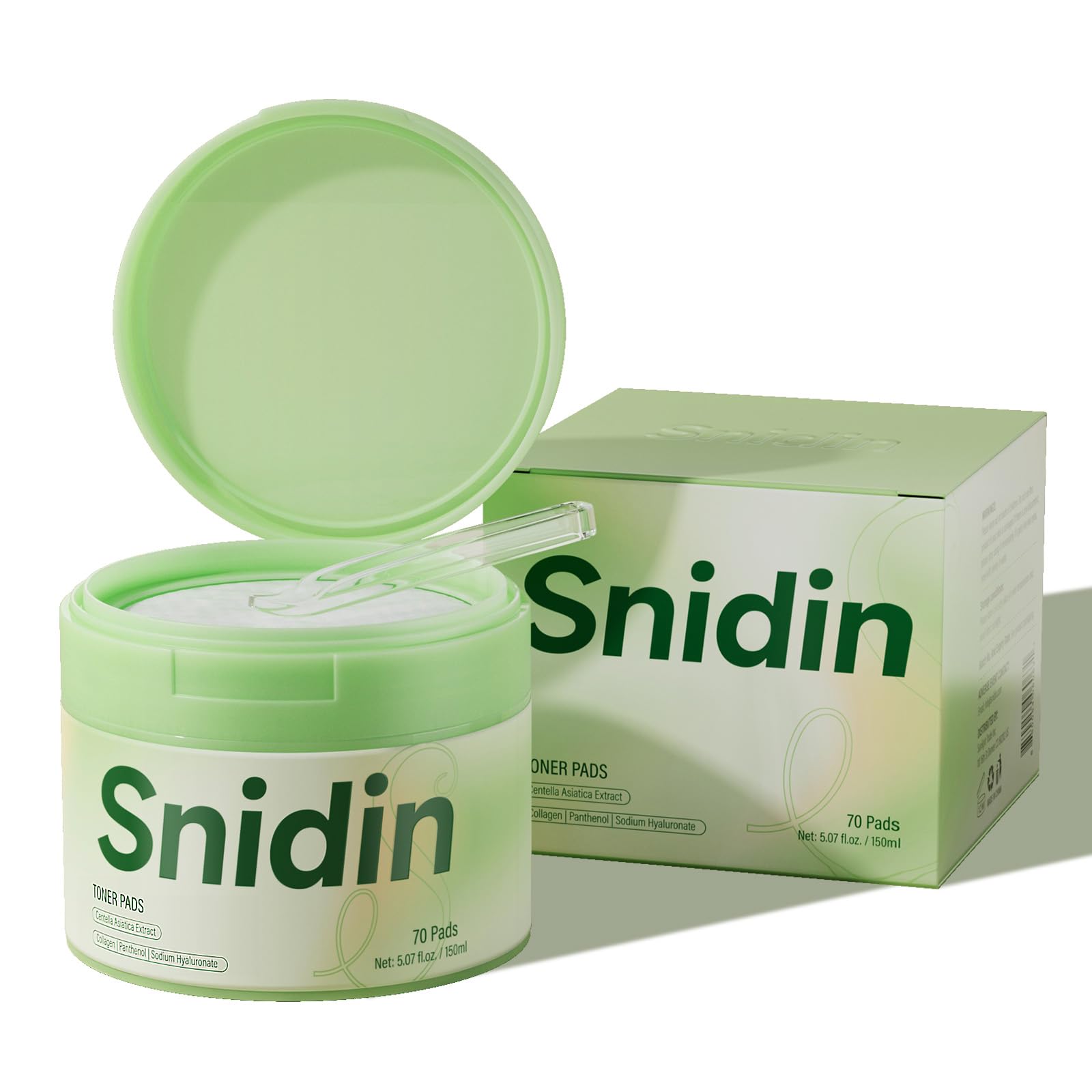 Snidin Toner Pads dustproof tweezers illustrate clean, hygienic pad handling.