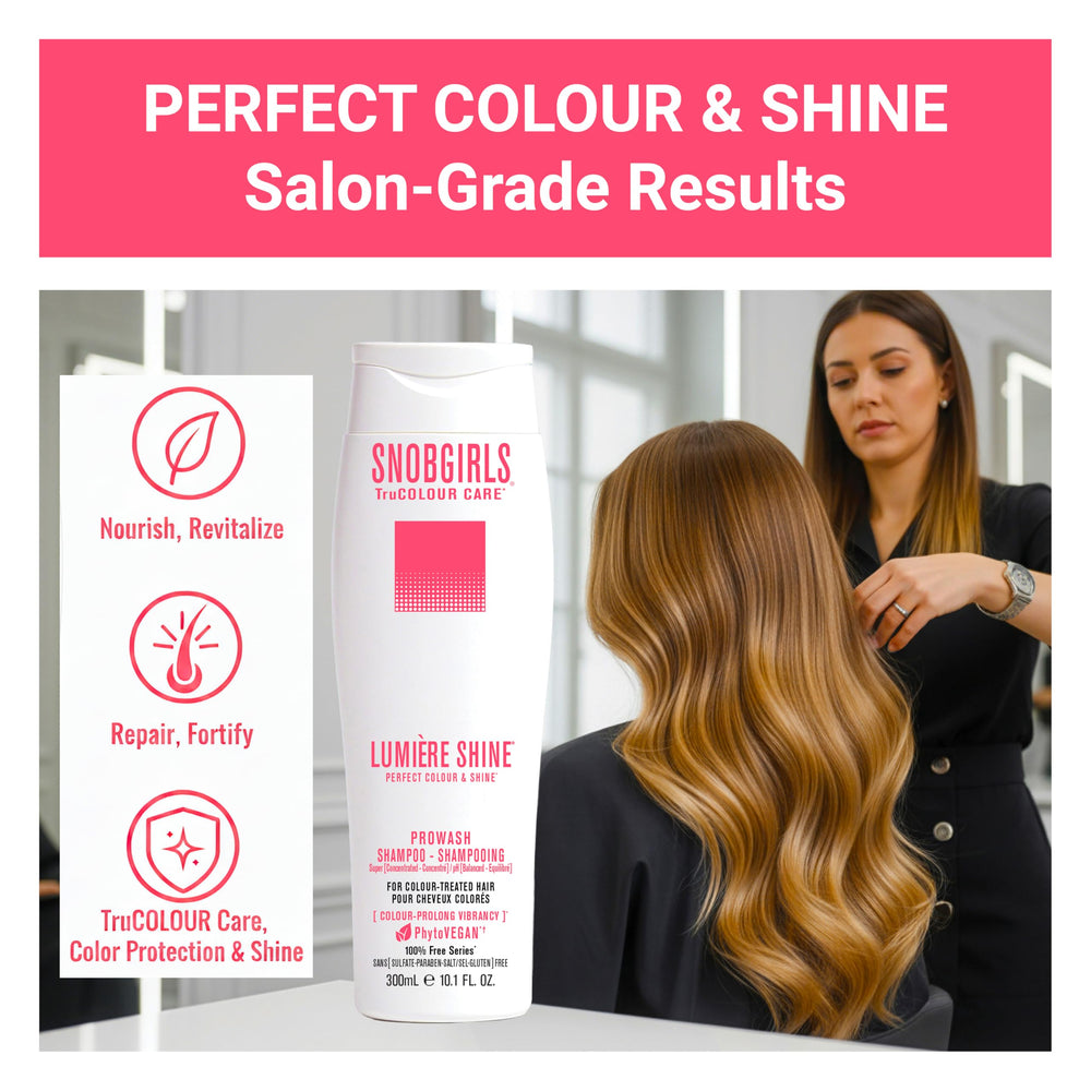 SNOBGIRLS Lumière Highcure ceramides and argan oil nourish fragile hair