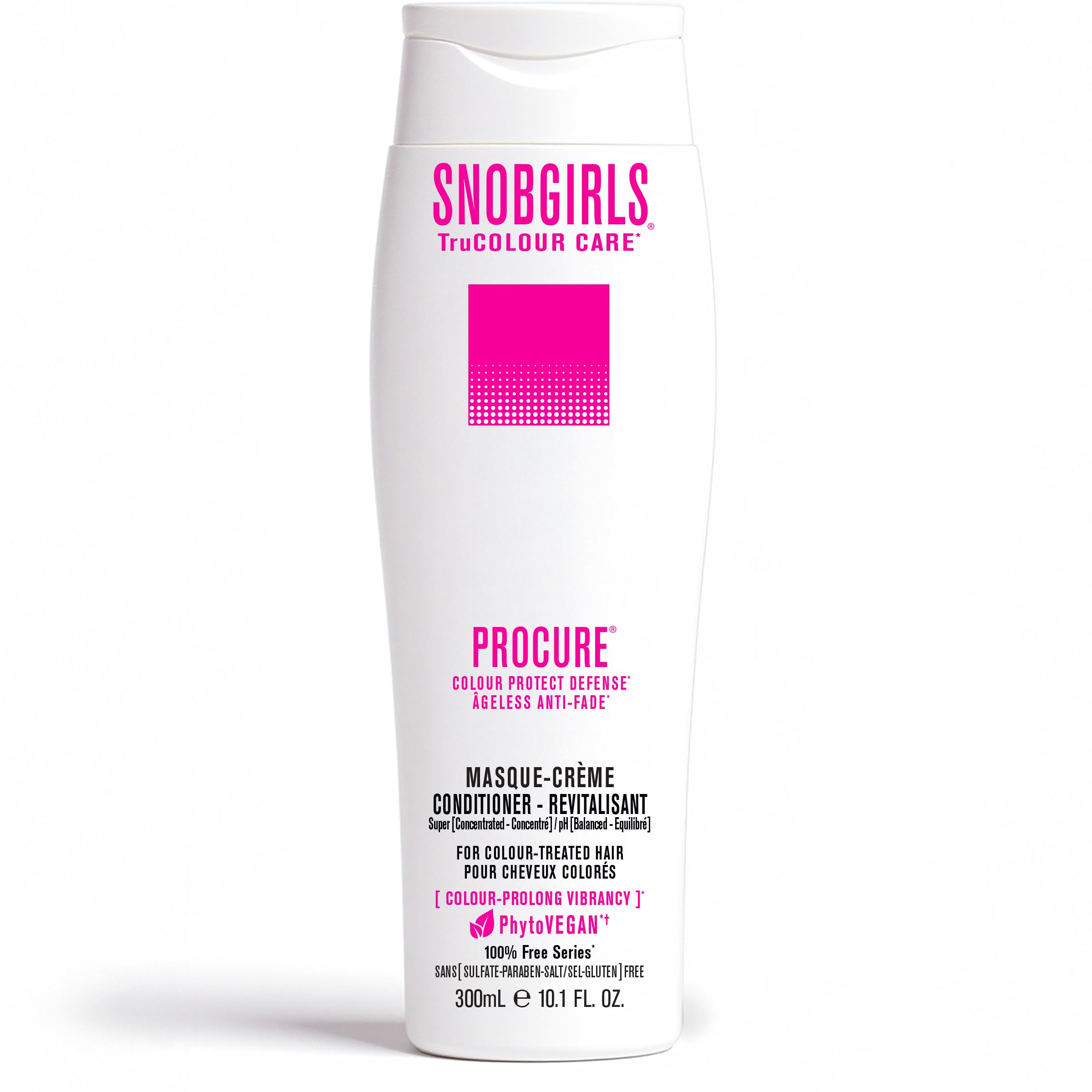SNOBGIRLS TruColour Care bottle pour for color-safe hydration and shine.