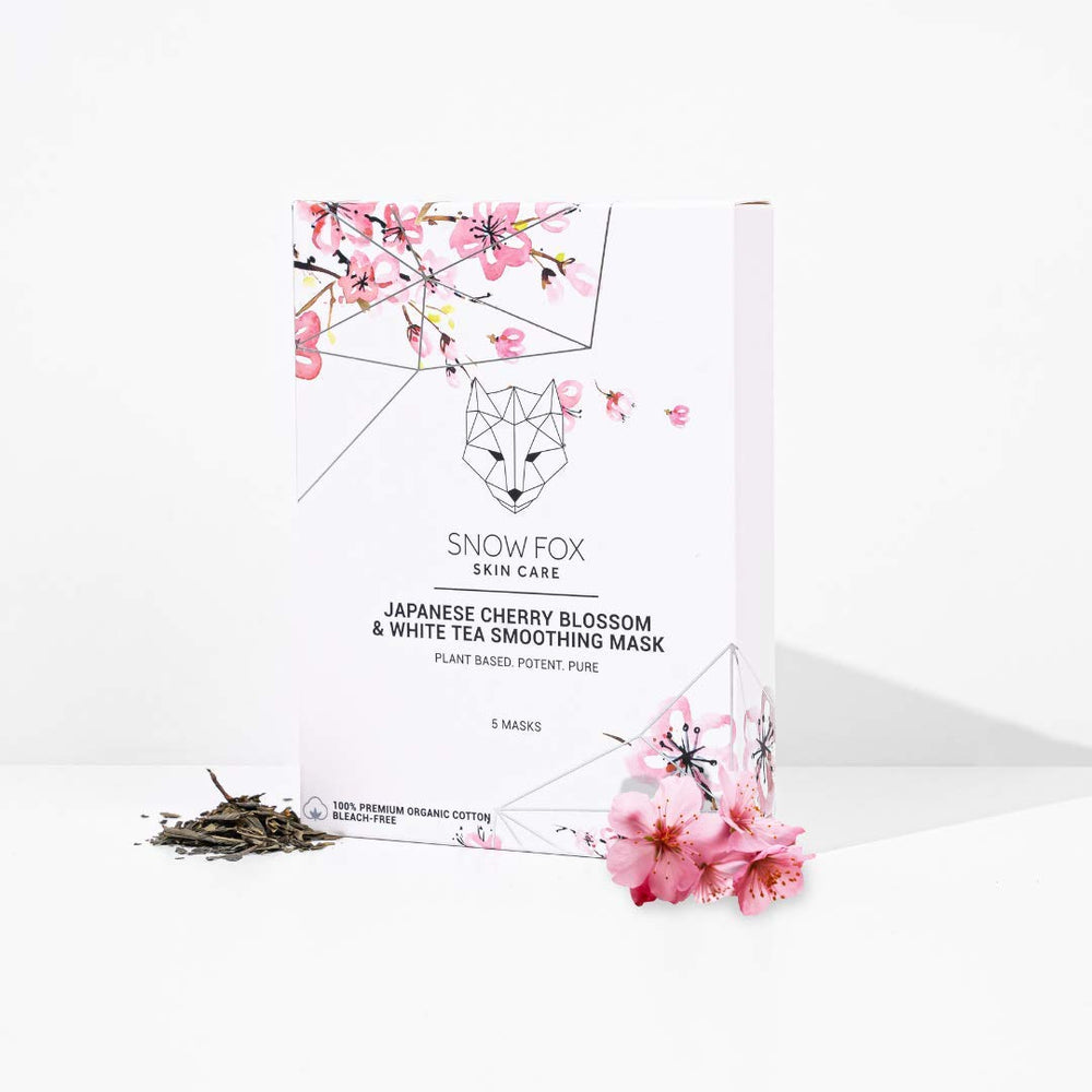 Snow Fox hyaluronic-acid mask saturation promotes plumpness and hydration.