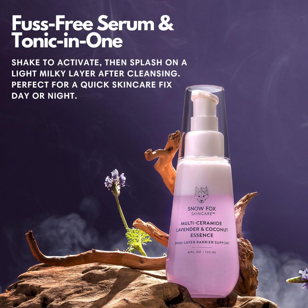 Snow Fox Skincare quick-absorption formula makes daily use comfortable.