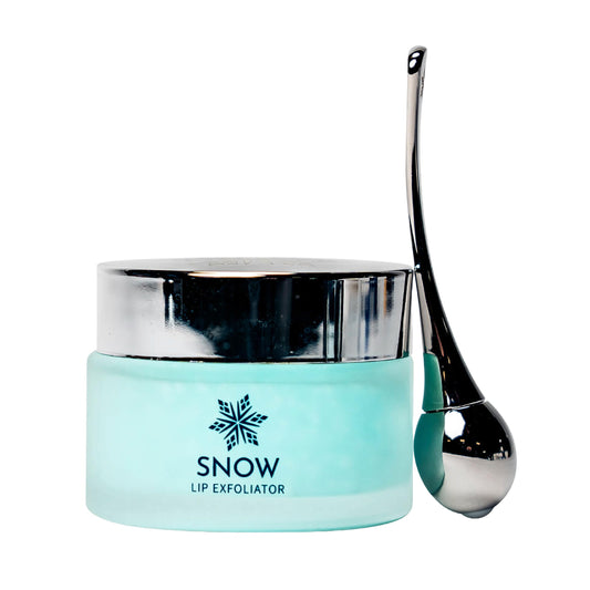 SNOW lip scrub with lavender and mint for a soothing lip treatment