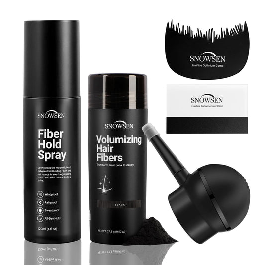 SNOWSEN hair fibers precision spray applicator for targeted coverage