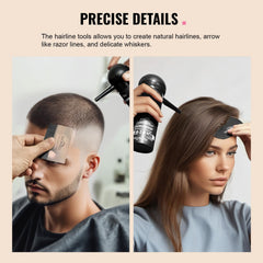 SNOWSEN hairline enhancement comb shapes a natural front