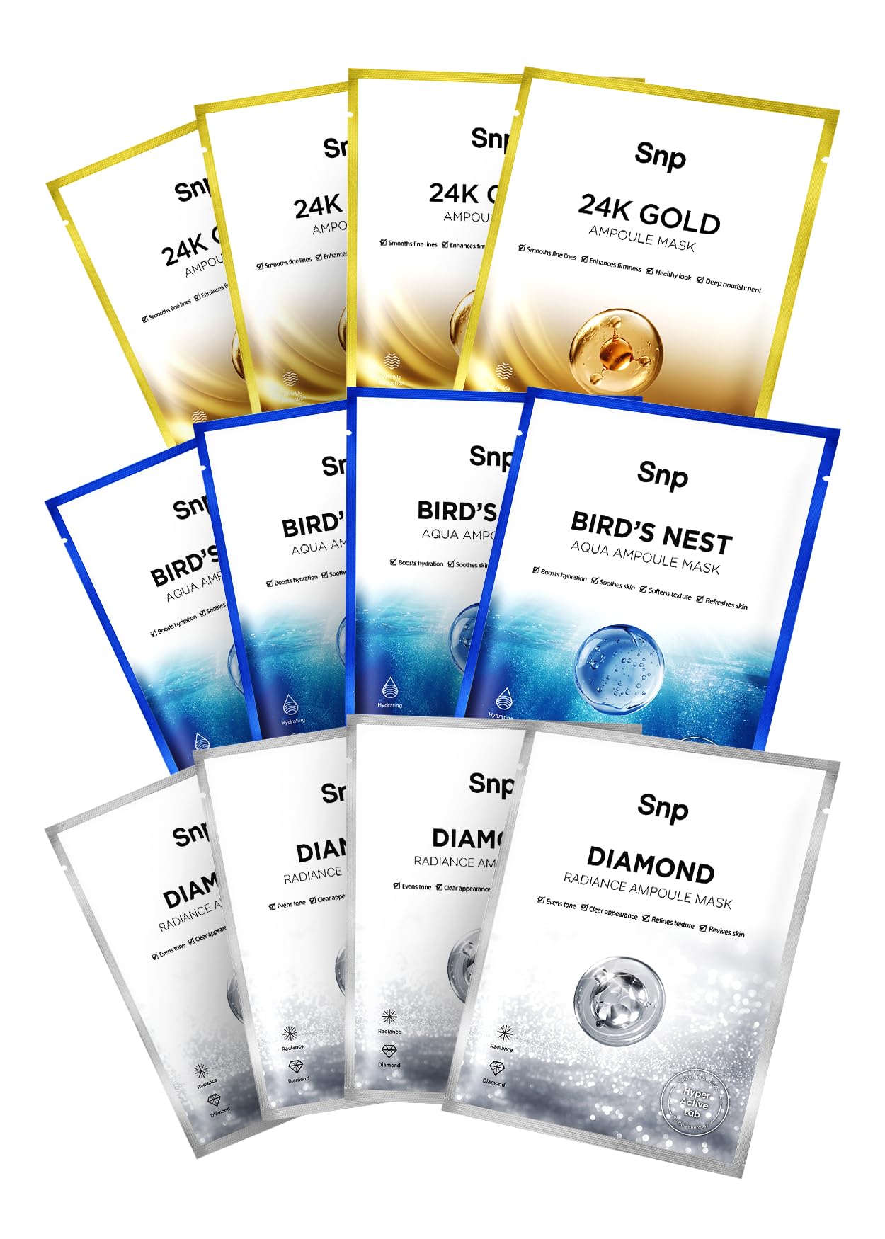SNP Variety Bird's Nest mask close-up delivering deep hydration for stressed skin