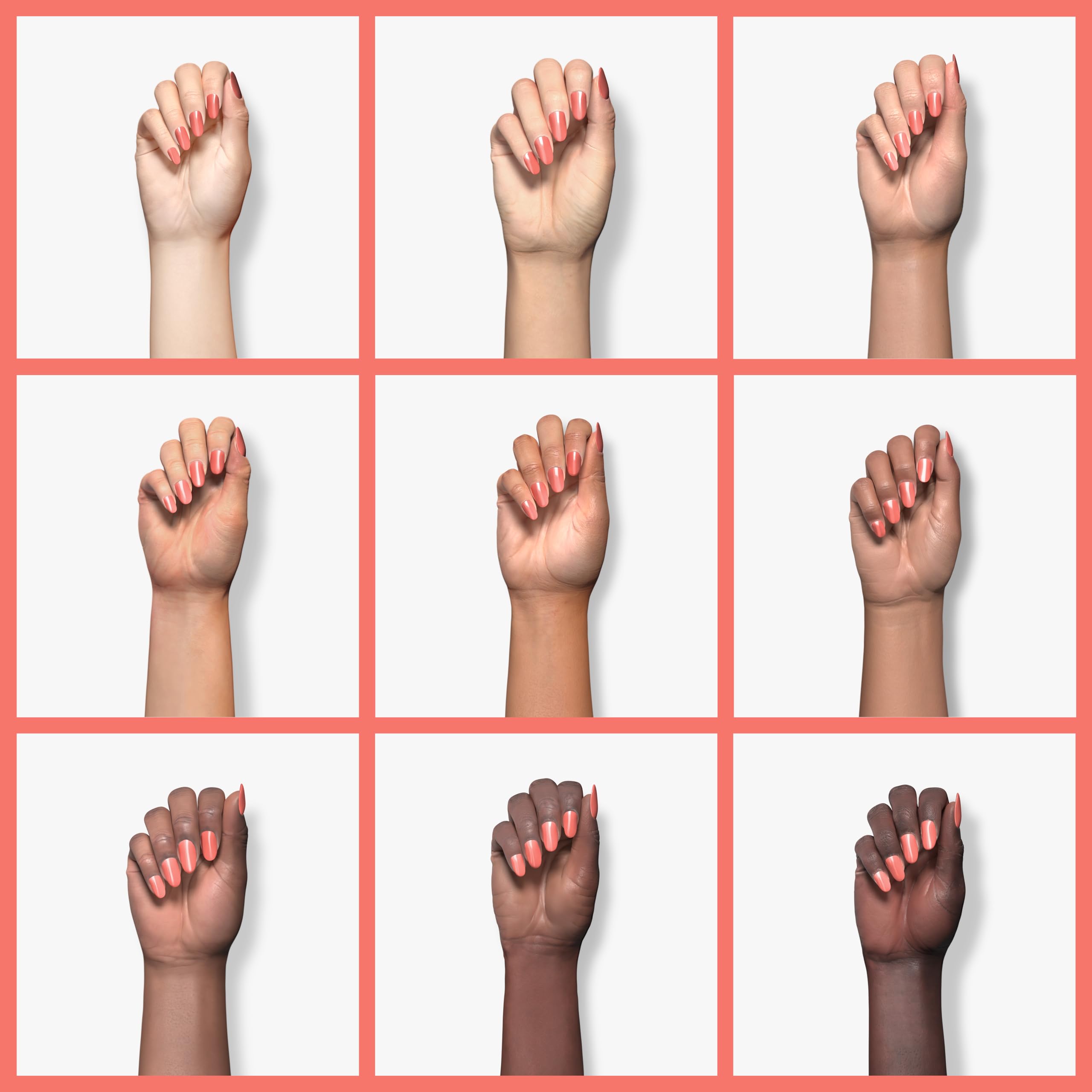SNS 10-Free formula highlights absence of harsh chemicals for healthier-looking nails