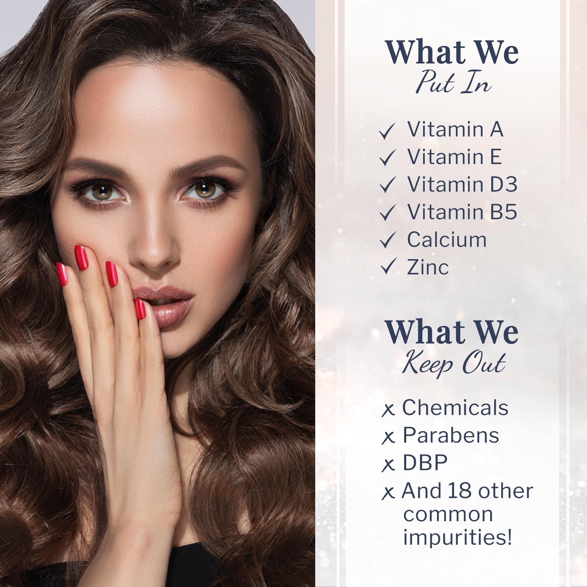 SNS 30 years of color mastery yields rich, deep shades.
