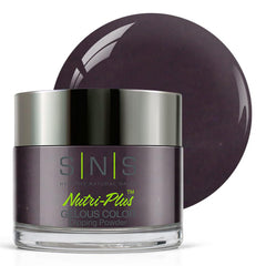 SNS Armed To The Nails dip powder in purple brown shimmer for long-lasting at-home color.