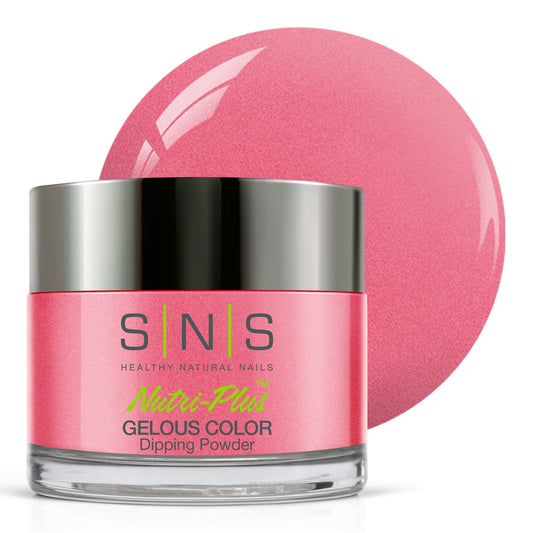SNS Classy Cocktail Dress pink shimmer powder in jar; rich color for salon-like at-home results.