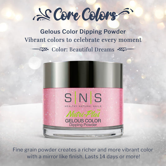 SNS Core Colors Nutri-Plus bottle showing nail nourishment