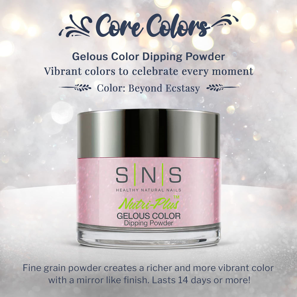 SNS dip powder application at home shows easy, mess-free color layering.
