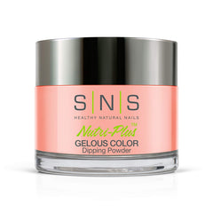 SNS Gelous Color 48 jar in coral pink for salon-quality at-home nails