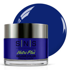 SNS Googly Eyes nail dip powder in blue-indigo-cobalt for a rich, long-lasting finish.