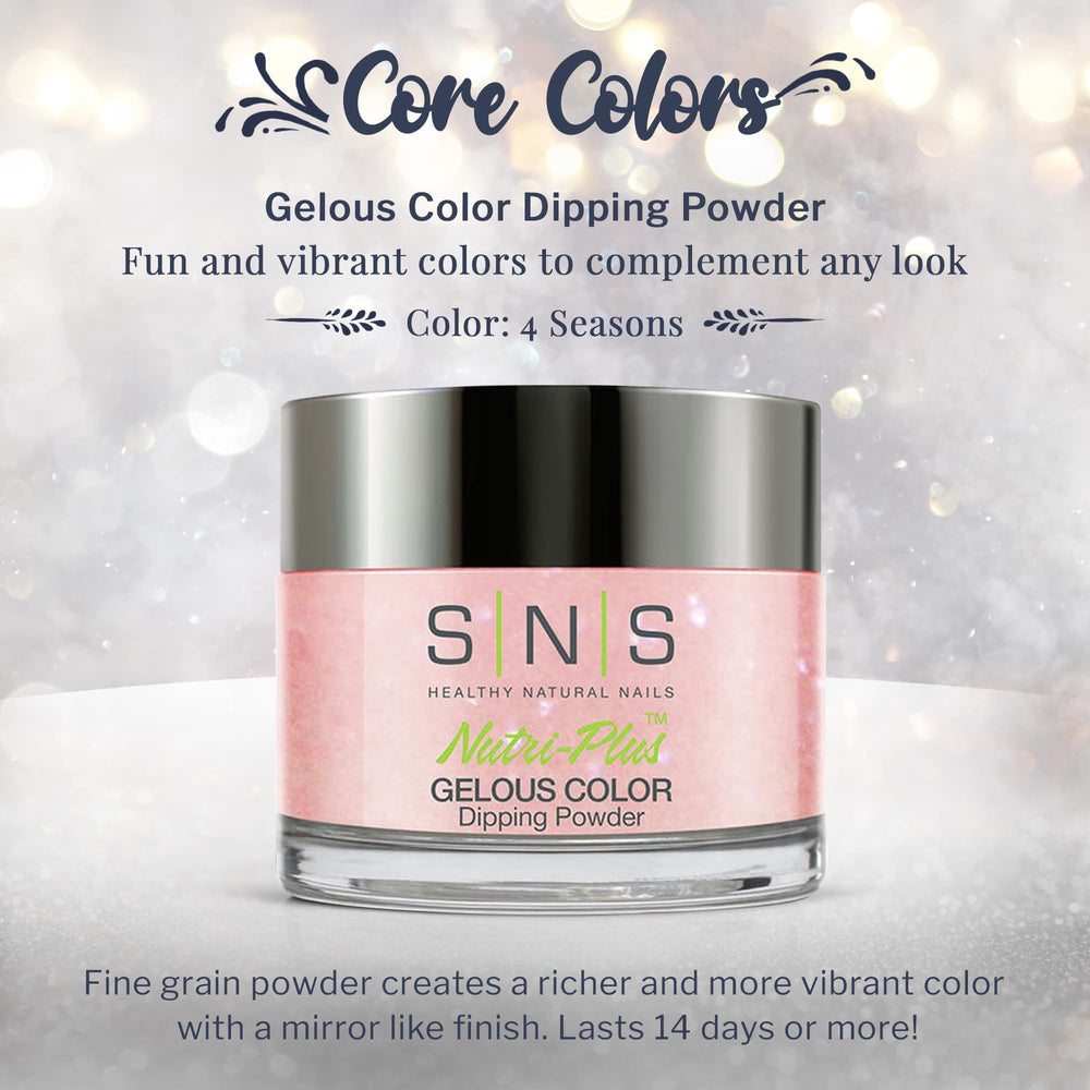 SNS Healthy Natural Nails 4 Seasons nude palette offers versatile everyday nails.